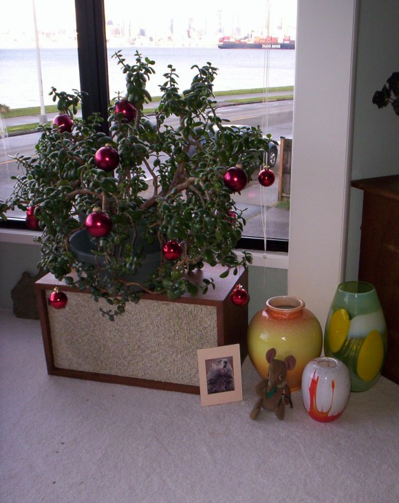 playful christmas altar